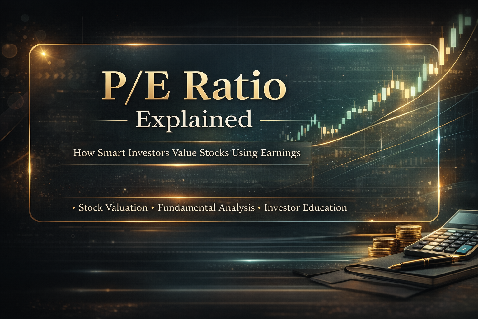Price to Earnings Ratio (P/E Ratio) explained with stock market valuation concept, earnings growth and investor analysis