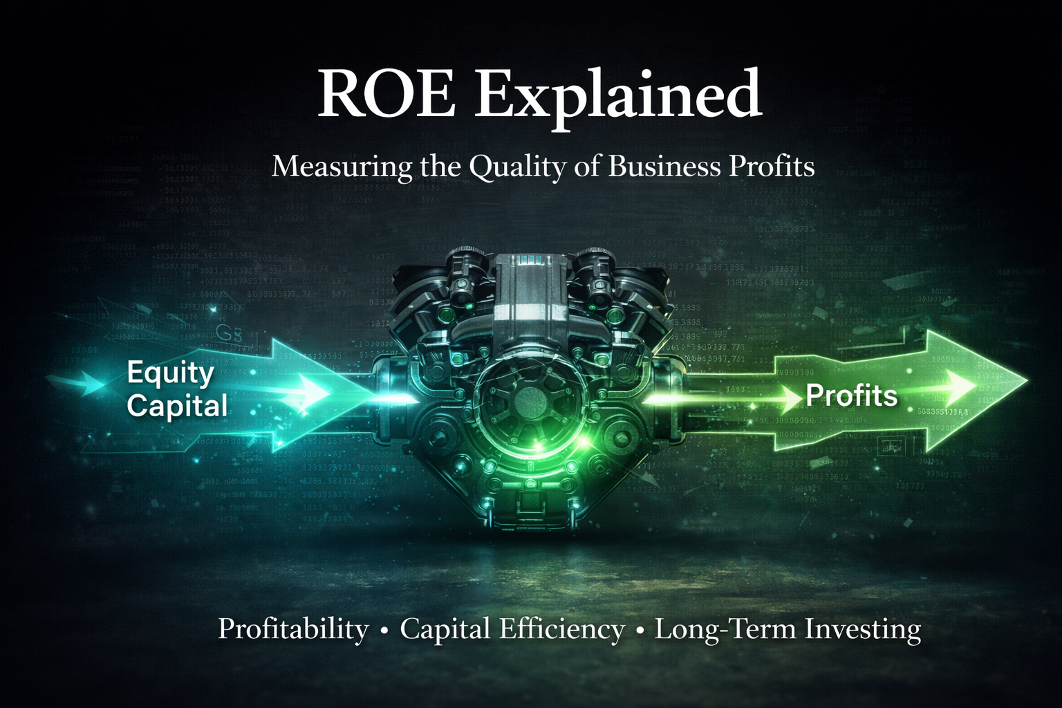 Return on Equity (ROE) explained with business profitability, shareholder returns and quality stock analysis